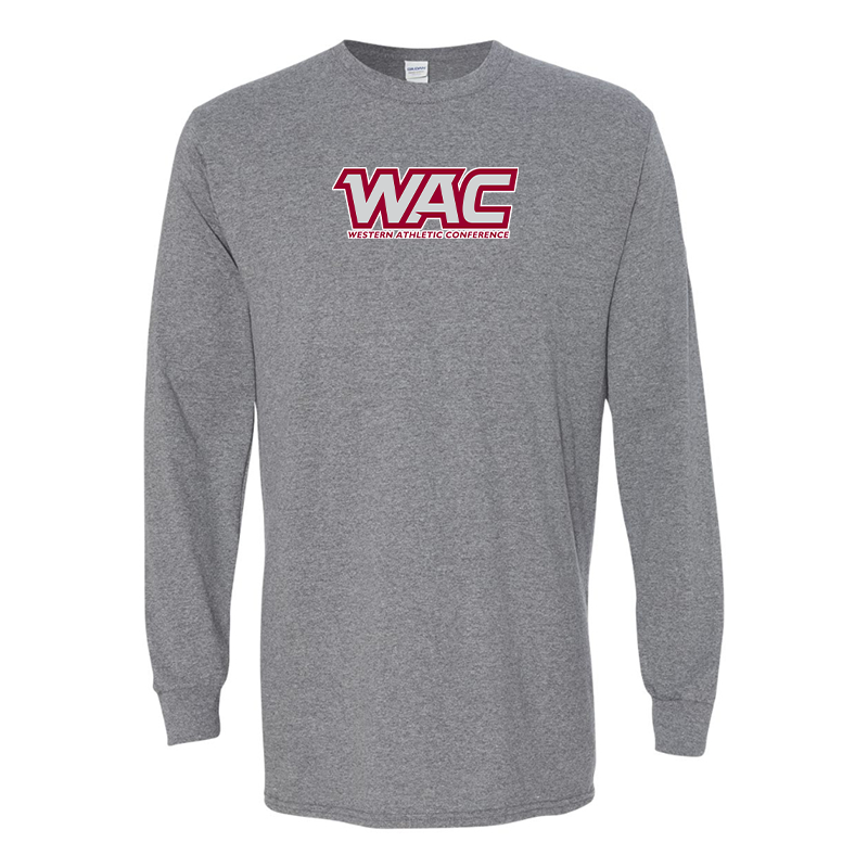 Men's Western Athletic Conference Gildan Heavy Cotton Long Sleeve T-Shirt